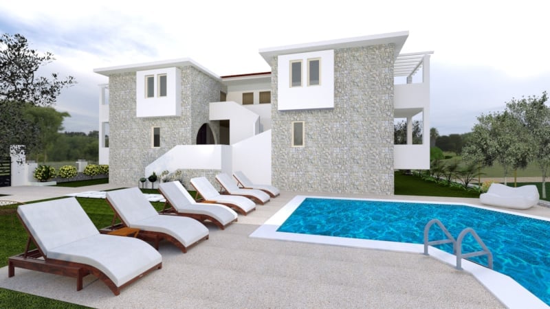 Luminous Luxury Apartments Exterior Design 