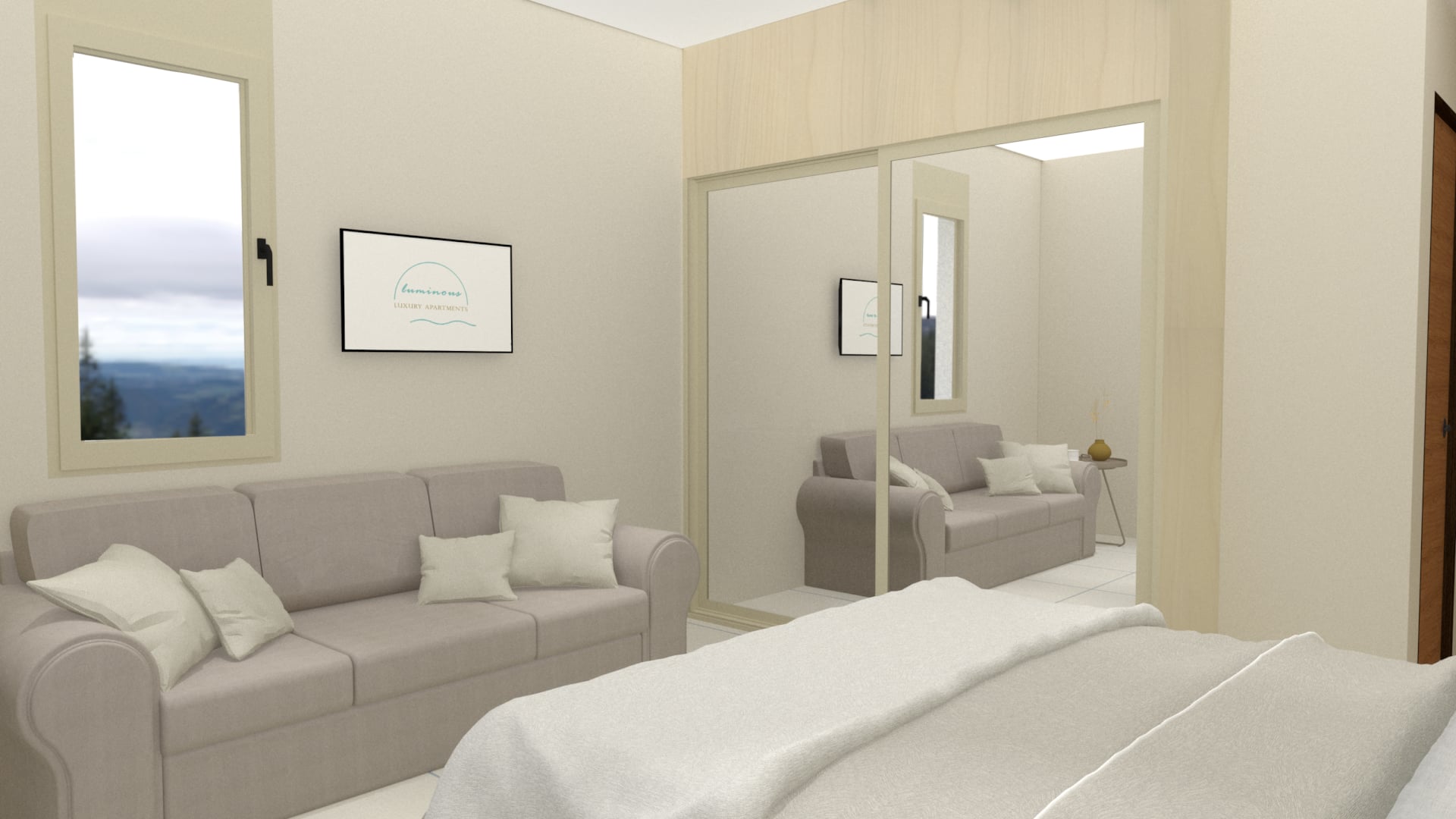 Luminous Luxury Apartments Interior Design 