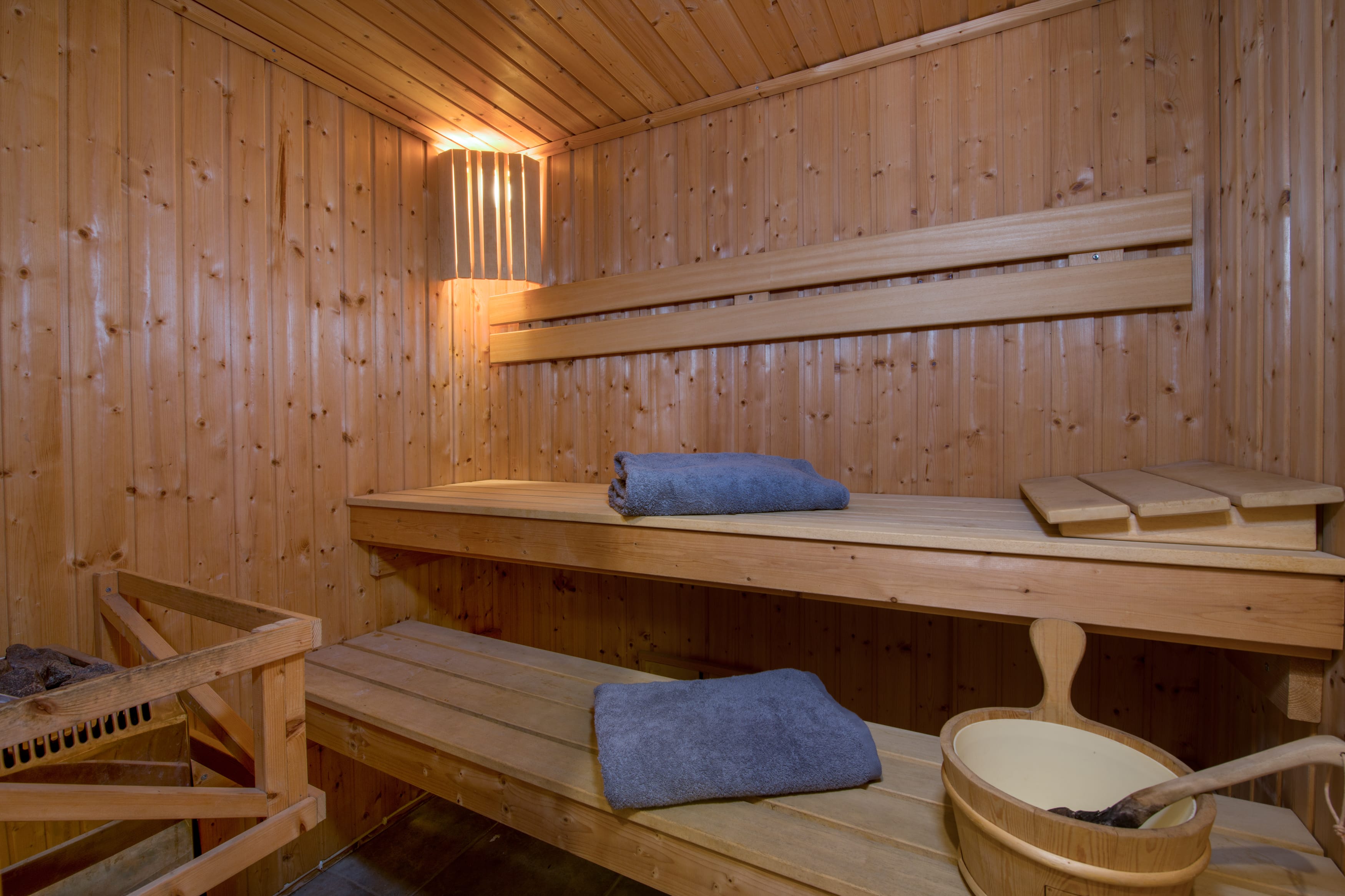 a room with bunk beds